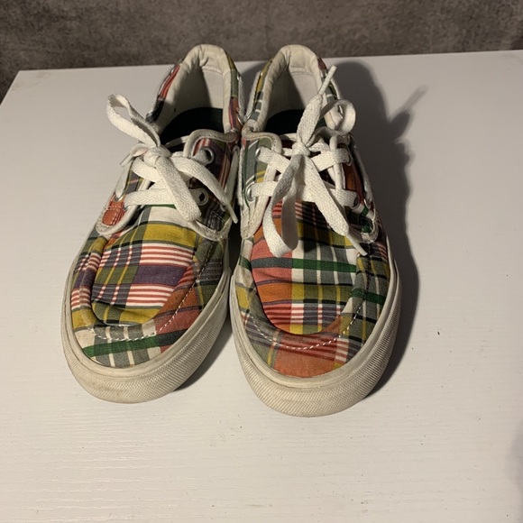 Converse All Star Lace Up Fashion Sneakers  Multicolor plaid  Women Shoes 6.5 - Picture 4 of 7